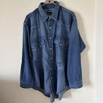 컨디션 최상 F/CE. x Wrangler 127MW 데님 웨스턴 셔츠