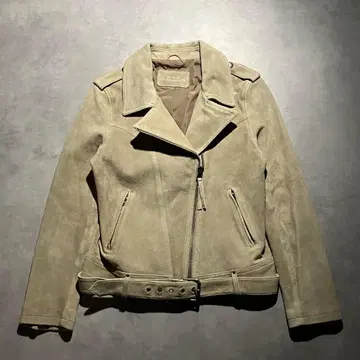 00s goa 스웨이드 라이더스 레더 재킷 y2k