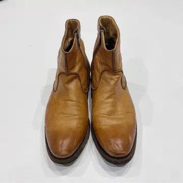 [ 고품질 ] NANO UNIVERSE_브라운 가죽 사이드 고어 부츠