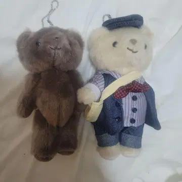 제국 극장 곰 2체 세트 키링