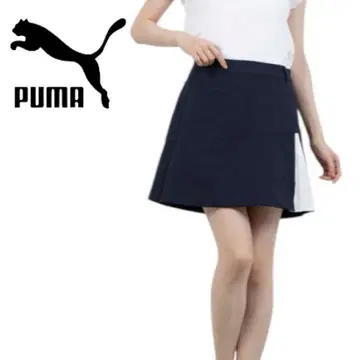 PUMA 골프 스커트 네이비 택 포함 미사용 새상품 스트레치 플리츠 M