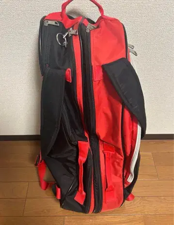 YONEX 라켓백 빨간색/블랙 최대 6개 수납 가능