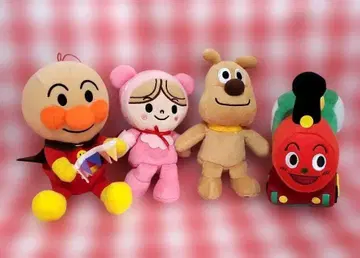 호빵맨 봉제 인형 4개 세트