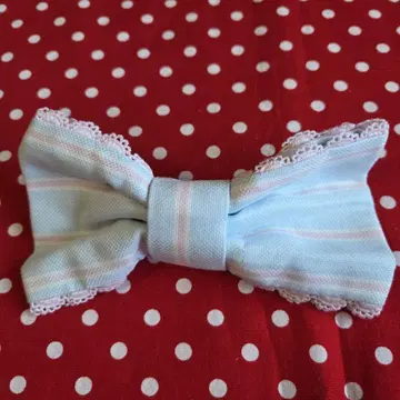 Angelic Pretty 스트라이프 리본 머리핀