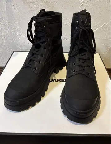 DSQUARED2 블랙 숏부츠