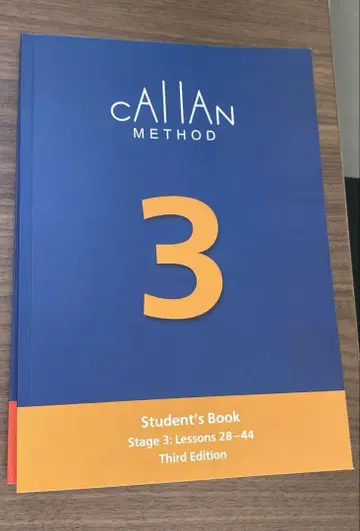 [ 새상품 ] CALLAN METHOD 3rd Stage3&4