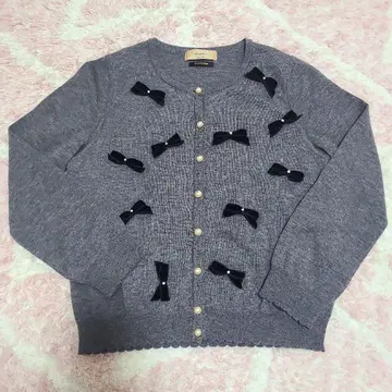 Maglie 리본 니트 가디건 미사용