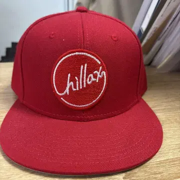 OTTO 빨간색 캡 chillah 자수