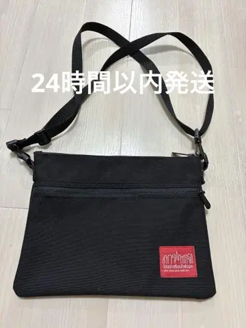 맨해튼 포티지 숄더백 블랙 사코슈