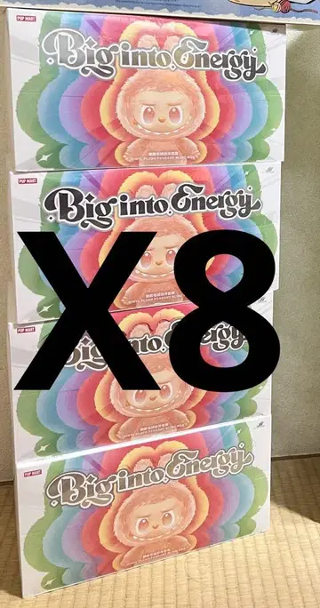 미개봉 새상품 BigIntoEnergy Labubu 봉제 인형 8 박스