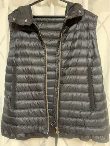 MONCLER LONGUE SAISON 블랙 다운 베스트