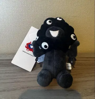택 포함 새상품 블랙 미야쿠미야쿠 [앉은] 카라비너 포함 마스코트