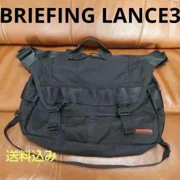 BRIEFING 블랙 메신저 백 LANCE 3