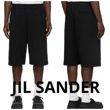 새상품 미사용 질 샌더 플러스 오가닉 코튼 하프 팬츠