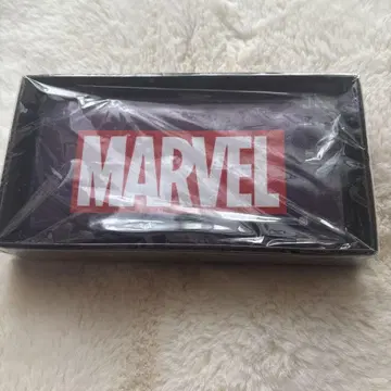 MARVEL 로고 장지갑 보라색