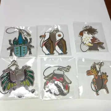 [ 미사용 ] 몬스터 헌터 환경생물 아이콘 스테인드 마스코트 세트