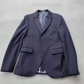 ZARA MAN 네이비 스트라이프 테일러드 자켓