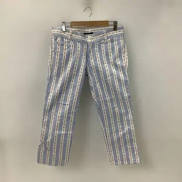 9.25 M545 주카 캐주얼 팬츠 꽃무늬 스트라이프 S