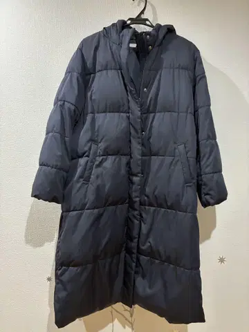 GLACIER 네이비 롱 다운 자켓 LL 사이즈