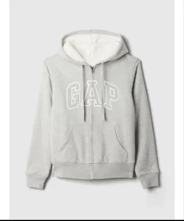 새상품급 GAP 플리스 보아 안감 집업 후드티 그레이