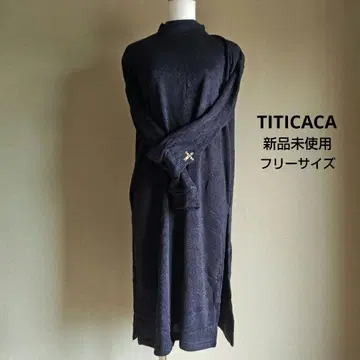 TITICACA 티티카카 긴팔 니트 원피스 미사용 새상품