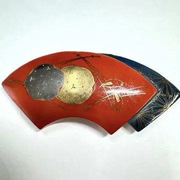 앤티크 도자기 오비 고정 띠 이름 새겨진 부채꼴 일본 정통의상 소품