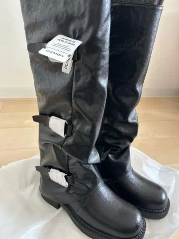 [ 새상품 ] 블랙 롱 부츠 5.5cm 힐 안감 선택 가능