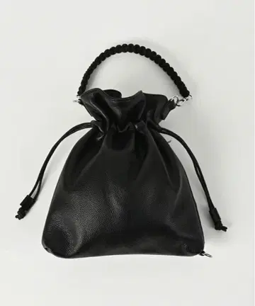 new shrink leather drawstring minibag