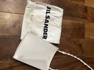 JIL SANDER 화이트 숄더백