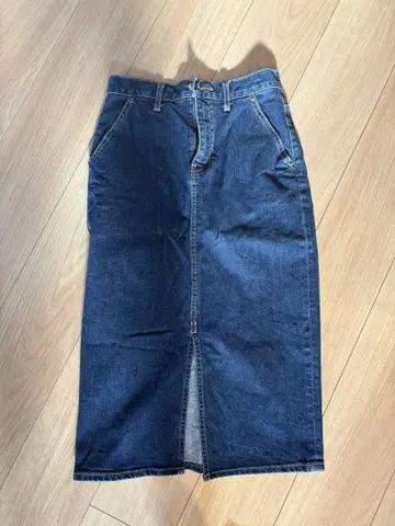 AZUL by moussy 슬릿 타이틀 데님 스커트 [ used ]