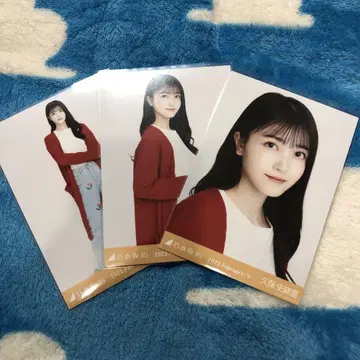 노기자카46 브로마이드 쿠보 시오리 컴프 컬러 롱 가디건