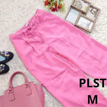 새상품급 PLST 이지 팬츠 (M) 핑크