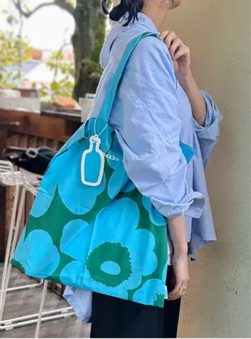 marimekko x 블루 보틀 커피 토트백 한정품 미사용 새상품