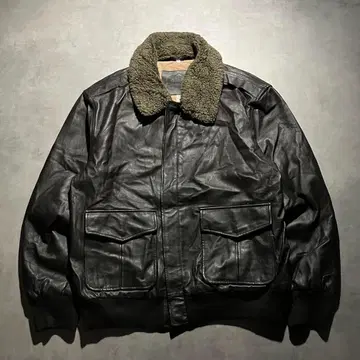 ST.JOHN'S BAY A-2 leather jacket y2k