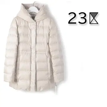 876 새상품 23구 워셔블 실레타프타 숏 다운 코트 38