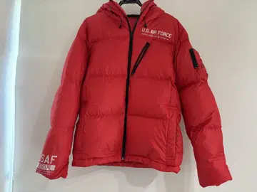U.S. AIR FORCE 다운 자켓 레드