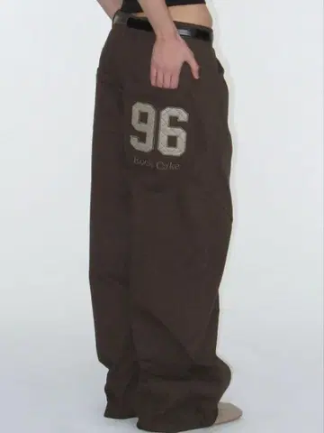ROCKCAKE 96 Applique Pants-Brown M size