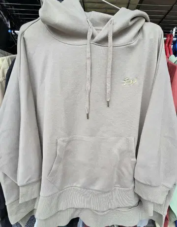 graniph 그라니프 베이지 후드 맨투맨