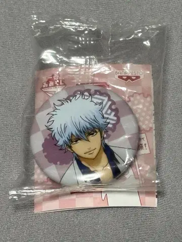 은혼 사카타 긴토키 GIN 호스트 제일복권 캔뱃지