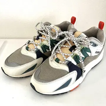 [새상품급] KARHU FUSION 스니커즈 그레이/네이비/그린 37