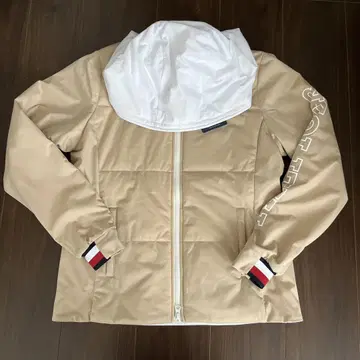 HILFIGER 베이지 후드 부착 자켓