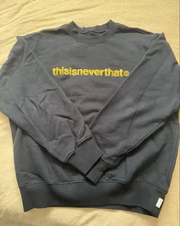 thisisneverthat 맨투맨 네이비
