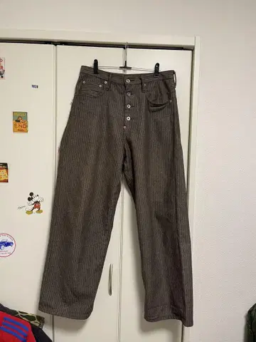SHUGARHILL denim pants stripe