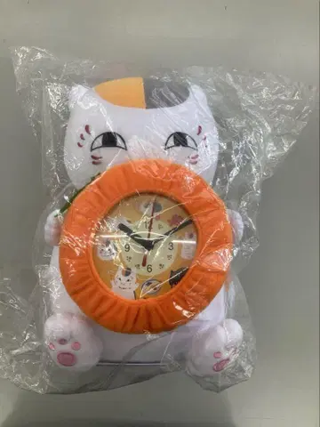 제일복권 나츠메 우인장 냥코 선생님 봉제 인형 시계