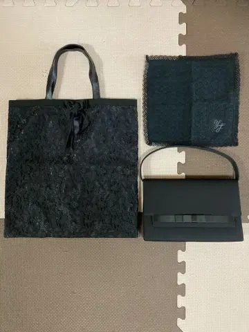 블랙 포멀 백 2종류, 손수건 미사용