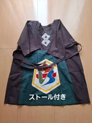 기모노 리메이크 모기 무늬와 인간 국보 세리자와 에도 염색 튜닉