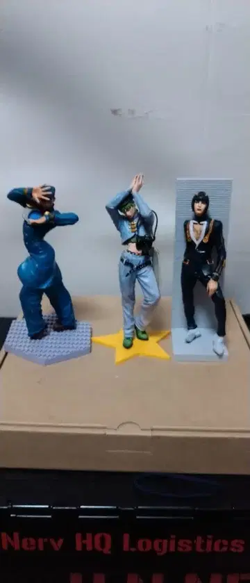 죠죠 피규어 3체 세트