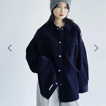 LEPSIM 렙심 코듀로이 BIG 셔츠 네이비