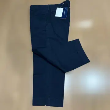 랄프 로렌 여성용 치노 팬츠 크롭 팬츠 7f 네이비