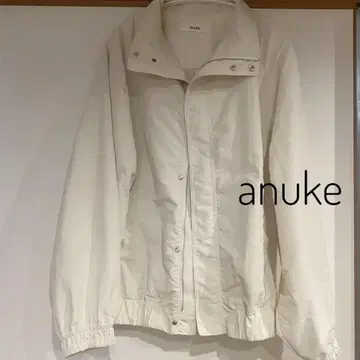 anuke 안누크 스탠드 카라 지퍼 블루종